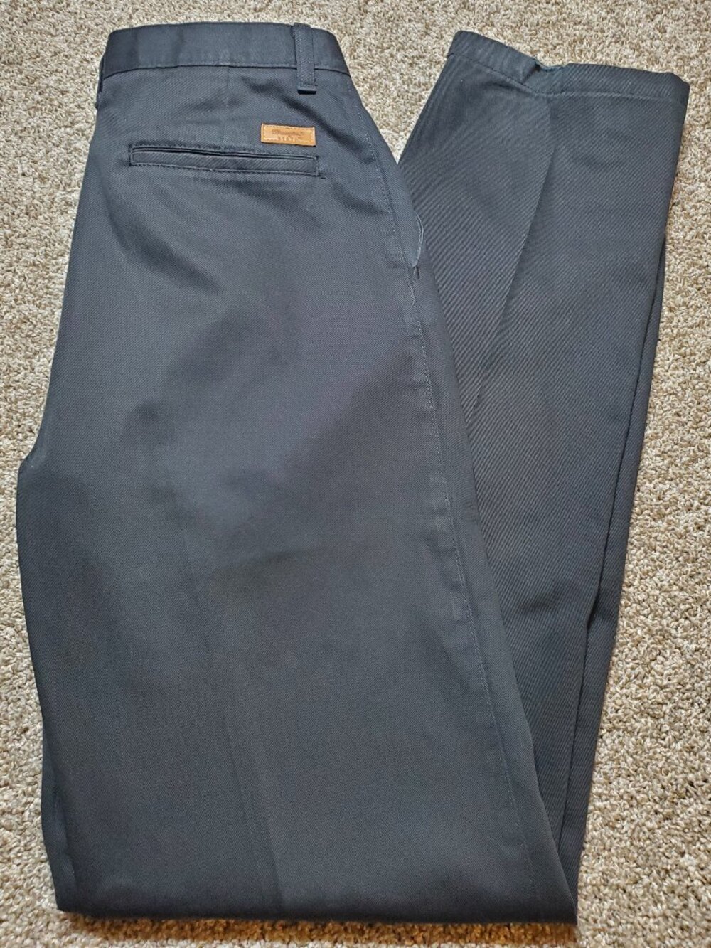 Wrangler Riata Men's Pleated Pants Black Size 30x36